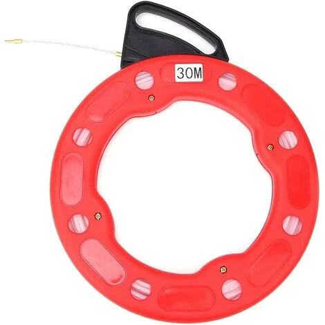 Betterlife 30M Extracteur De Fil Bulit En Nylon Ruban De Poisson Forme Rétractable Conduit Rodder Tirant L'extracteur De Câble De Fil De Ménage Pour électricien 4mm 30m 1 Betterlife 30M Extracteur De Fil Bulit En Nylon Ruban De Poisson Forme Rétractable Conduit Rodder Tirant L'extracteur De Câble De Fil De Ménage Pour électricien 4mm 30m