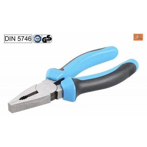 TRIZERATOP Jeu De Pinces Pinces Mixtes Pince Coupante Diagonale Pince Plate 160 Mm VDE GS-TÜV 2 TRIZERATOP Jeu De Pinces Pinces Mixtes Pince Coupante Diagonale Pince Plate 160 Mm VDE GS-TÜV – Image 2