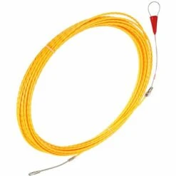 MANTA Tire Fils 3mm 30m Extracteur De Cable Fibre De Verre Jaune -Outil de l'électricien Soldes 2022 46361276 4
