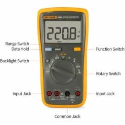 Le Multimètre Numérique FLUKE F15B+ Peut Mesurer La Tension AC/DC, Le Courant, La Résistance, La Capacité + Le Test De Continuité Sans Alimentation Par Batterie 7 Le Multimètre Numérique FLUKE F15B+ Peut Mesurer La Tension AC/DC, Le Courant, La Résistance, La Capacité + Le Test De Continuité Sans Alimentation Par Batterie -Outil de l'électricien Soldes 2022 46772519 3