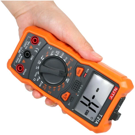 SUPERSELLER Mini Multimètre Numérique 1999 Multifonctionnel Compteur Multi-Core Sans Contact Voltmètre Ampèremètre Ohmmètre DC Test Continu Avec Rétro-éclairage LCD Absorption Magnétique Et Lampe De Poche - T21A 4 SUPERSELLER Mini Multimètre Numérique 1999 Multifonctionnel Compteur Multi-Core Sans Contact Voltmètre Ampèremètre Ohmmètre DC Test Continu Avec Rétro-éclairage LCD Absorption Magnétique Et Lampe De Poche - T21A – Image 4