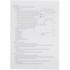 Multimètre, Ohmmètre Et Ampèremètre Multimètre Numérique RICHMETERS 4000 Comptes De Mesure De Tension Et De Capacité Portable VC921, -Outil de l'électricien Soldes 2022 47158434 3