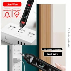 Multimètre, Ohmmètre Et Ampèremètre KKMoon Grand écran Mini Multimètre Intelligent Portable Vrai Multimètre Numérique RMS - Km99 -Outil de l'électricien Soldes 2022 47158559 3