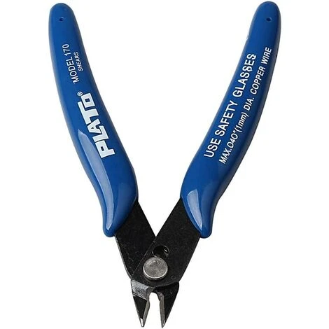 DEVENIRRICHE Pinces Coupantes De Côté, Yuanzi Cisaille Latérale Outil De Coupe, Pouce/Pince à Dénuder Acier Pour Câble Électrique, Bijoux Réparation, Travaux Pratiques, Bricolage (2 Pack, Bleu) 2 DEVENIRRICHE Pinces Coupantes De Côté, Yuanzi Cisaille Latérale Outil De Coupe, Pouce/Pince à Dénuder Acier Pour Câble Électrique, Bijoux Réparation, Travaux Pratiques, Bricolage (2 Pack, Bleu) – Image 2