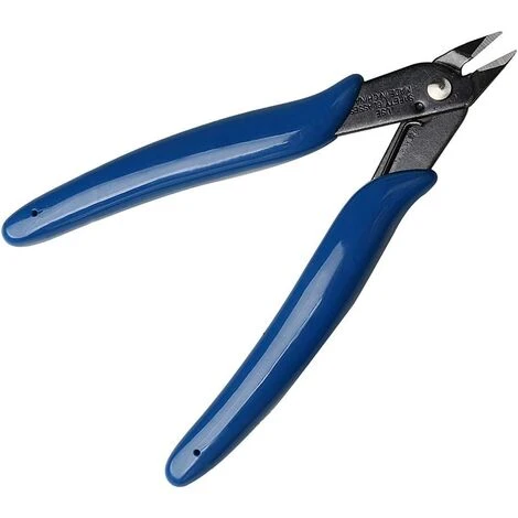 DEVENIRRICHE Pinces Coupantes De Côté, Yuanzi Cisaille Latérale Outil De Coupe, Pouce/Pince à Dénuder Acier Pour Câble Électrique, Bijoux Réparation, Travaux Pratiques, Bricolage (2 Pack, Bleu) 4 DEVENIRRICHE Pinces Coupantes De Côté, Yuanzi Cisaille Latérale Outil De Coupe, Pouce/Pince à Dénuder Acier Pour Câble Électrique, Bijoux Réparation, Travaux Pratiques, Bricolage (2 Pack, Bleu) – Image 4