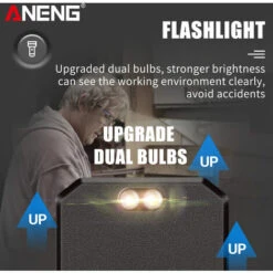 Multimètre, Ohmmètre Et Ampèremètre ANENG 4, 7 Pouces LCD Grand écran Multimètre De Poche Manuel Gamme Automatique Multimètre Numérique Intelligent Intégré Véritable Valeur Effective Modèle 620A - Noir -Outil de l'électricien Soldes 2022 47809780 3