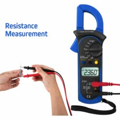 Multimètre, Ohmmètre Et Ampèremètre ANENG ST201 Multimètre à Pince Numérique 4000 Compte Pince Ampèremètre Testeur De Condensateur à Transistor Test De Puissance Automobile Testeur De Tension Et De Courant Ca/cc - Bleu -Outil de l'électricien Soldes 2022 47929379 4