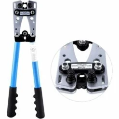 MASCHERINE FFP2 Pince à Sertir, Embouts De Câble Professionnels 6-50 Mm², Fiche à Sertir, Cosses De Câble Pour Électricien & Bricoleur 8 MASCHERINE FFP2 Pince à Sertir, Embouts De Câble Professionnels 6-50 Mm², Fiche à Sertir, Cosses De Câble Pour Électricien & Bricoleur -Outil de l'électricien Soldes 2022 48159989 4