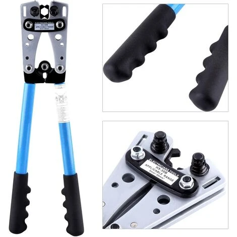 MASCHERINE FFP2 Pince à Sertir, Embouts De Câble Professionnels 6-50 Mm², Fiche à Sertir, Cosses De Câble Pour Électricien & Bricoleur 5 MASCHERINE FFP2 Pince à Sertir, Embouts De Câble Professionnels 6-50 Mm², Fiche à Sertir, Cosses De Câble Pour Électricien & Bricoleur – Image 5