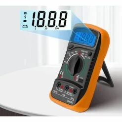 ELLE Multimètre Numérique LCD, Haute Qualité Voltmètre Ampèremètre Ohmmètre, Portable Digital Testeur Electrique Mesure Tension Courant Continuité Résistance AC DC Circuit Diodes Transistors 9 ELLE Multimètre Numérique LCD, Haute Qualité Voltmètre Ampèremètre Ohmmètre, Portable Digital Testeur Electrique Mesure Tension Courant Continuité Résistance AC DC Circuit Diodes Transistors -Outil de l'électricien Soldes 2022 48203022 5