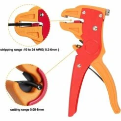 READCLY Pince à Dénuder Et Coupe-fil Automatique, Outil De Dénudage De Câble Isolé Réglable Pour Réparation électronique Et Automobile -Outil de l'électricien Soldes 2022 48782889 4