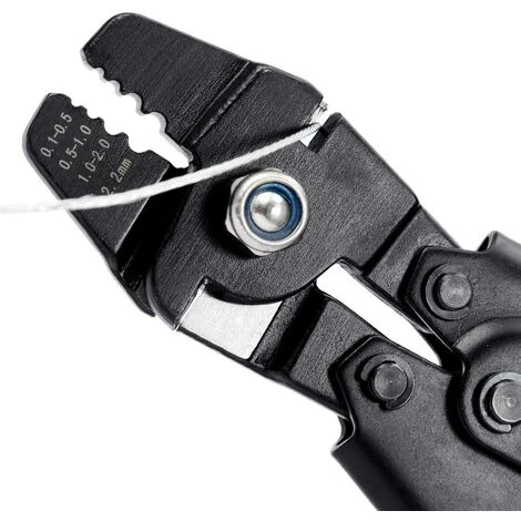 ECHOO Pince à Sertir De 25,4 Cm - Pince à Sertir Pour Câble En Acier Et Cuivre - Manchons à Sertir De 0,1 Mm à 2,2 Mm 3 ECHOO Pince à Sertir De 25,4 Cm - Pince à Sertir Pour Câble En Acier Et Cuivre - Manchons à Sertir De 0,1 Mm à 2,2 Mm – Image 3