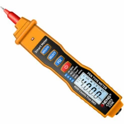 Multimètre, Ohmmètre Et Ampèremètre ANENG Digital Pen Multimètre NCV Voltmètre AC/DC Ohmmètre Résistance Capacité Frequanecy Test De Ligne En Direct Testeur De Rétroéclairage LCD Portable 4000 Points Avec Maintien Des Données Et Lampe De Poche, Jaune -Outil de l'électricien Soldes 2022 48888717 3