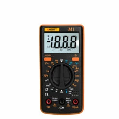Multimètre, Ohmmètre Et Ampèremètre Multimètre Numérique Portable ANENG M1 Rétro-éclairage LCD Haute Précision Tension Ca/cc Courant Résistance Transistor Testeur De Continuité Protection Contre Les Surcharges, Orange - Orange