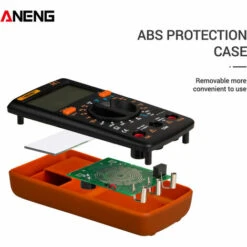 Multimètre, Ohmmètre Et Ampèremètre Multimètre Numérique Portable ANENG M1 Rétro-éclairage LCD Haute Précision Tension Ca/cc Courant Résistance Transistor Testeur De Continuité Protection Contre Les Surcharges, Orange - Orange 8 Multimètre, Ohmmètre Et Ampèremètre Multimètre Numérique Portable ANENG M1 Rétro-éclairage LCD Haute Précision Tension Ca/cc Courant Résistance Transistor Testeur De Continuité Protection Contre Les Surcharges, Orange - Orange -Outil de l'électricien Soldes 2022 48888831 4