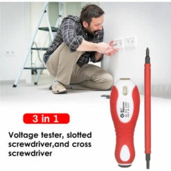 SUPERSELLER Coffret De Tournevis Testeur De Tension De Tournevis Isolé 500 V, PH1 Et SL4 - PH1 Et SL4 -Outil de l'électricien Soldes 2022 48889203 4