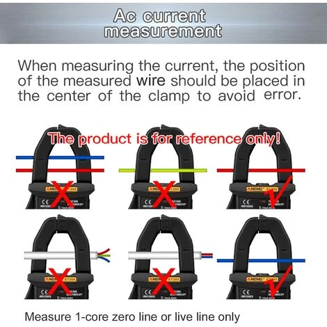 ANENG ST170 Smart Clamp-on Current Multimeter 1999, Compte, Affichage Numérique LCD Rétroéclairé Avec Lampe De Poche, Rouge Et Jaune (sans Batterie) - Rouge Et Jaune (sans Batterie) 5 ANENG ST170 Smart Clamp-on Current Multimeter 1999, Compte, Affichage Numérique LCD Rétroéclairé Avec Lampe De Poche, Rouge Et Jaune (sans Batterie) - Rouge Et Jaune (sans Batterie) – Image 5