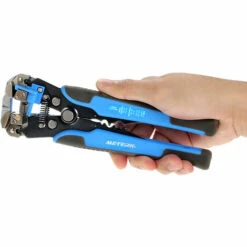 SUPERSELLER Pince à Dénuder Meterk Multifonctionnel Automatique Réglable Câble Dénudeur Cutter Outil De Sertissage Pince À Éplucher, Bleu - Bleu -Outil de l'électricien Soldes 2022 49287359 5