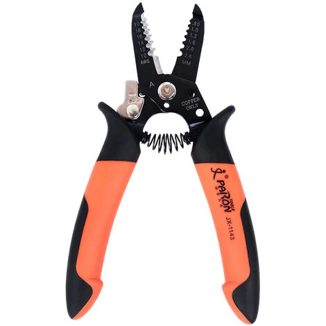 Pince à Dénuder PARON Pince à Dénuder Multifonctionnelle à 6 Trous Meulage Fin Pince à Dénuder De Type Cisaillement Pince à Serrer Les Fils Double Couche Deux Couleurs Poignée Confortable Pince Coupante AWG20-10 08-26 Mm² JX-1143-A 1 Pince à Dénuder PARON Pince à Dénuder Multifonctionnelle à 6 Trous Meulage Fin Pince à Dénuder De Type Cisaillement Pince à Serrer Les Fils Double Couche Deux Couleurs Poignée Confortable Pince Coupante AWG20-10 08-26 Mm² JX-1143-A