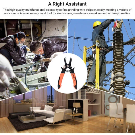 Pince à Dénuder PARON Pince à Dénuder Multifonctionnelle à 6 Trous Meulage Fin Pince à Dénuder De Type Cisaillement Pince à Serrer Les Fils Double Couche Deux Couleurs Poignée Confortable Pince Coupante AWG20-10 08-26 Mm² JX-1143-A 4 Pince à Dénuder PARON Pince à Dénuder Multifonctionnelle à 6 Trous Meulage Fin Pince à Dénuder De Type Cisaillement Pince à Serrer Les Fils Double Couche Deux Couleurs Poignée Confortable Pince Coupante AWG20-10 08-26 Mm² JX-1143-A – Image 4