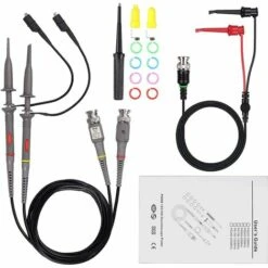 AUTOUTLET Paquets De 2 Sondes à Pince Oscilloscope 100 MHz P6100 Avec Kit De Cordons De Test BNC à Minigrabber -Outil de l'électricien Soldes 2022 49816932 5