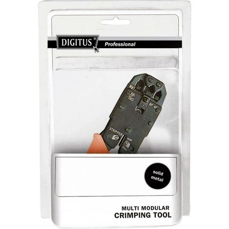 Pince à Sertir Digitus DN-94004 - Rouge, Noir 2 Pince à Sertir Digitus DN-94004 - Rouge, Noir – Image 2