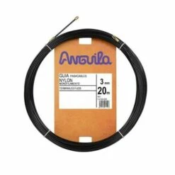 ANGUILA ANGUILLE 14103020 | Passe Fil Nylon Souple Fixe 3mm 20m Noir