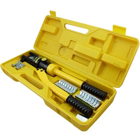 Hengda Pince à Sertir Hydraulique Pince à Sertir 10 à 300 Mm² Pince à Sertir Pour Cosses De Câble - Jaune 1 Hengda Pince à Sertir Hydraulique Pince à Sertir 10 à 300 Mm² Pince à Sertir Pour Cosses De Câble - Jaune