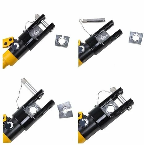 Hengda Pince à Sertir Hydraulique Pince à Sertir 10 à 300 Mm² Pince à Sertir Pour Cosses De Câble - Jaune 4 Hengda Pince à Sertir Hydraulique Pince à Sertir 10 à 300 Mm² Pince à Sertir Pour Cosses De Câble - Jaune – Image 4