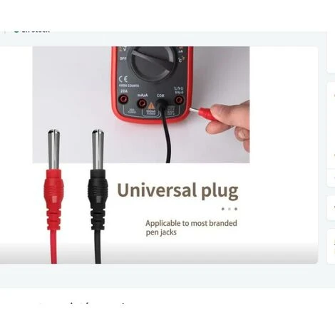 ZHUOXUAN Cordons De Test Multimetre ,ensemble De Sondes De Test Electroniques 16 En 1 10A/92cm 3 ZHUOXUAN Cordons De Test Multimetre ,ensemble De Sondes De Test Electroniques 16 En 1 10A/92cm – Image 3