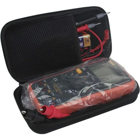 ZHUOXUAN Mallette à Outils Rigide, Sac De Rangement Pour Multimètre Numérique, Voltmètre TRMS 6000 Comptes 1 ZHUOXUAN Mallette à Outils Rigide, Sac De Rangement Pour Multimètre Numérique, Voltmètre TRMS 6000 Comptes