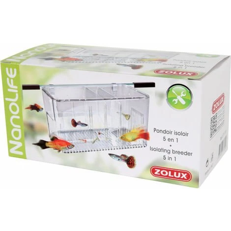 Pondoir Isoloir 5 Combinaisons Taille : 21 X 10 X 10 Cm Pour Aquarium - Zolux - Blanc 2 Pondoir Isoloir 5 Combinaisons Taille : 21 X 10 X 10 Cm Pour Aquarium - Zolux - Blanc – Image 2