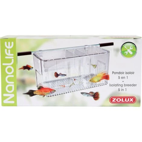 Pondoir Isoloir 5 Combinaisons Taille : 21 X 10 X 10 Cm Pour Aquarium - Zolux - Blanc 3 Pondoir Isoloir 5 Combinaisons Taille : 21 X 10 X 10 Cm Pour Aquarium - Zolux - Blanc – Image 3