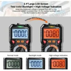 Multimètre Numérique TACKLIFE DM01 Avec Température De Détection De Tension Sans Contact, Testeur De Continuité Avec Eclairage 7 Multimètre Numérique TACKLIFE DM01 Avec Température De Détection De Tension Sans Contact, Testeur De Continuité Avec Eclairage -Outil de l'électricien Soldes 2022 51766123 4