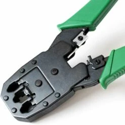 Fei Yu Pince à Sertir Pour Fiches Modulaires Fiches Western Pour RJ11 RJ12 RJ45 Téléphone Et Réseau Câble Lignes 6P4C 6P6C 8P8C 4P4C 4P2C Coupe-Câble Dénudeur - Vert -Outil de l'électricien Soldes 2022 52690604 4