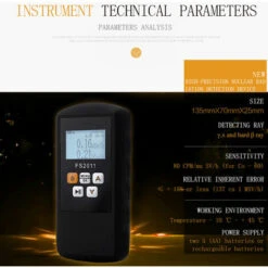 HAPPYSHOPPING Alarme De Dose De Radiation Portable De Poche Equipement Radioactif Multifonctionnel En Marbre Pour Usage Domestique Compteur Geiger Sans Piles -Outil de l'électricien Soldes 2022 52777512 4