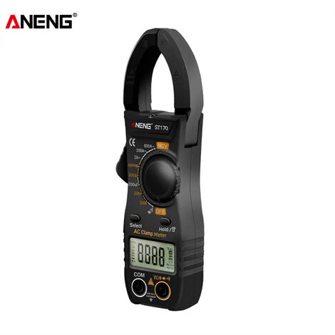 ANENG ST170 Pince Multimètre Intelligente 1999 Comptes Multimètre Numérique à Sélection Automatique Écran LCD Tension AC DC Testeur De Courant AC Lampe De Poche LED NCV Compteur De Tension à Induction Test De Diode De Capacité De Résistance - Le Noir 3 ANENG ST170 Pince Multimètre Intelligente 1999 Comptes Multimètre Numérique à Sélection Automatique Écran LCD Tension AC DC Testeur De Courant AC Lampe De Poche LED NCV Compteur De Tension à Induction Test De Diode De Capacité De Résistance - Le Noir – Image 3
