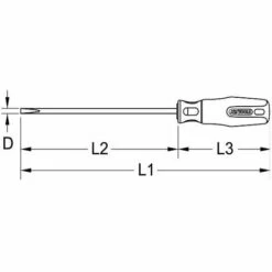 KSTOOLS® KS TOOLS Tournevis Fente ERGOTORQUE VDE, 2,5mm -Outil de l'électricien Soldes 2022 52962142 5