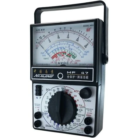 Multimètre électrique AC DC Testeur Voltmètre Ampèremètre Ohmmètre Testeur Multimètre Analogique Macaron 5 Multimètre électrique AC DC Testeur Voltmètre Ampèremètre Ohmmètre Testeur Multimètre Analogique Macaron – Image 5