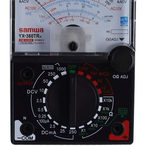 Multimètre Analogique Multimètre Testeur AC DC Voltmètre Ampèremètre Ohmmètre Multimètre Analogique Tension Mesure De Résistance De Courant Macaron 4 Multimètre Analogique Multimètre Testeur AC DC Voltmètre Ampèremètre Ohmmètre Multimètre Analogique Tension Mesure De Résistance De Courant Macaron – Image 4