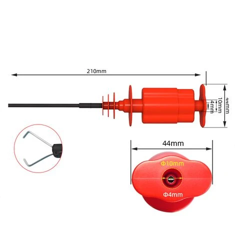 Sonde De Test De Tension, Outils D'électricien Accessoire électronique Outil De Test Haute Tension, Câble De Test Haute Tension Fiche Banane 4 Mm Macaron 5 Sonde De Test De Tension, Outils D'électricien Accessoire électronique Outil De Test Haute Tension, Câble De Test Haute Tension Fiche Banane 4 Mm Macaron – Image 5