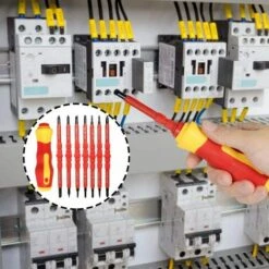 Tournevis Isolants Tournevis Interchangeable, Tournevis D'Électricien Isolé, 14 En 1 Acier Chrome Vanadium Ensemble Tournevis Avec Poignée Souple Pour Réparation D'Un Électricien (Rouge)Macaron 9 Tournevis Isolants Tournevis Interchangeable, Tournevis D'Électricien Isolé, 14 En 1 Acier Chrome Vanadium Ensemble Tournevis Avec Poignée Souple Pour Réparation D'Un Électricien (Rouge)Macaron -Outil de l'électricien Soldes 2022 53068838 5