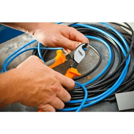 BRICOLINE Coupe-câble Pour Câbles Cuivre Et Aluminium, 160 Mm 3 BRICOLINE Coupe-câble Pour Câbles Cuivre Et Aluminium, 160 Mm – Image 3