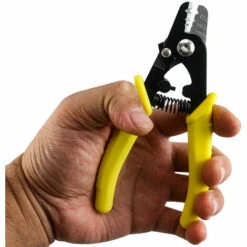 Pince à Dénuder Les Fibres Optiques Avec Dénudage Segmenté à Trois Trous Poignée Antidérapante Boucle De Sécurité Pour Tubes Lâches Fibres Nues Fibres Gainées Betterlife -Outil de l'électricien Soldes 2022 54027720 4