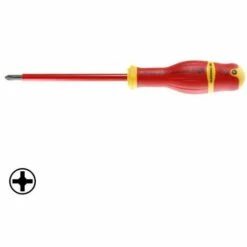 Tournevis Protwist Isolé Pour Vis Cruciformes Phillips Série AP.VE FACOM - Empreinte: PH 0 - Long. Mm: 179 - Dim Mm: 3 X 75