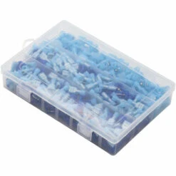 SUPERSELLER 300 PCS Mâle Femelle Entièrement Isolé Fil À Sertir Terminal Electrica Fil Connecteur Nylon Rapide Connecteurs DIY Terminaux Ensemble Pour Automobile Marine - Bleu -Outil de l'électricien Soldes 2022 54241535 3