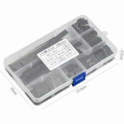 MONLY Kit D'assortiment D'en-tête De Broche Femelle De 2,54 Mm, 120pcs Connecteur Embase Pins LED Connecteur Broches Pour Bouclier Empilable 7 MONLY Kit D'assortiment D'en-tête De Broche Femelle De 2,54 Mm, 120pcs Connecteur Embase Pins LED Connecteur Broches Pour Bouclier Empilable -Outil de l'électricien Soldes 2022 54320219 3