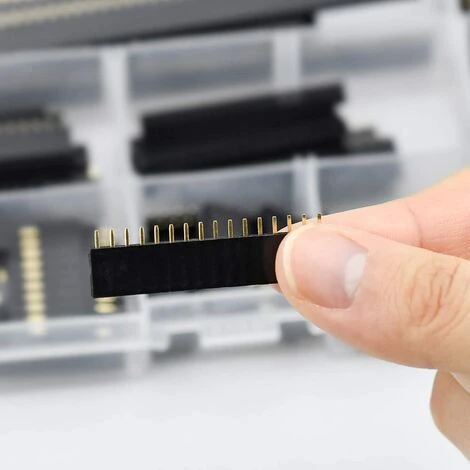 MONLY Kit D'assortiment D'en-tête De Broche Femelle De 2,54 Mm, 120pcs Connecteur Embase Pins LED Connecteur Broches Pour Bouclier Empilable 4 MONLY Kit D'assortiment D'en-tête De Broche Femelle De 2,54 Mm, 120pcs Connecteur Embase Pins LED Connecteur Broches Pour Bouclier Empilable – Image 4