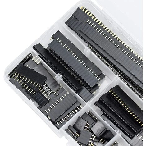MONLY Kit D'assortiment D'en-tête De Broche Femelle De 2,54 Mm, 120pcs Connecteur Embase Pins LED Connecteur Broches Pour Bouclier Empilable 5 MONLY Kit D'assortiment D'en-tête De Broche Femelle De 2,54 Mm, 120pcs Connecteur Embase Pins LED Connecteur Broches Pour Bouclier Empilable – Image 5