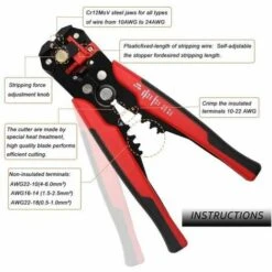 Pince à Dénuder Multifonction Rouge En 8 Pouces FUIENKO 7 Pince à Dénuder Multifonction Rouge En 8 Pouces FUIENKO -Outil de l'électricien Soldes 2022 54329209 4